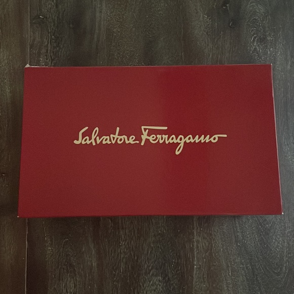 Salvatore Ferragamo Vintage Delirio Black Calf Leather Lace Up Dress Shoes 7 1/2 - Picture 11 of 16